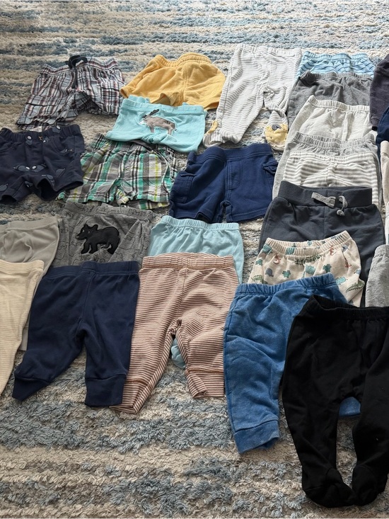 Other - Toddler Mixed Pants & Shorts Bundle - Blue, Gray, Navy, Black